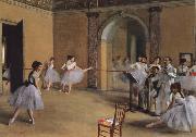 Germain Hilaire Edgard Degas Dance Foyer at the Opera Spain oil painting artist